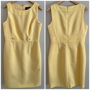 Chic Yellow Sleeveless Dress
